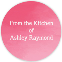 Pink Ombre Kitchen Round Stickers