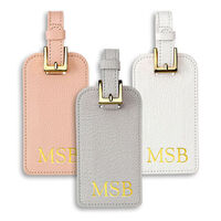 Personalized Elegant Leather Luggage Tags