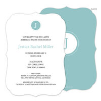 Circle Initials Invitations