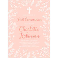 Modern Floral Invitations