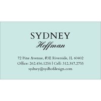 Hoffmann Contact Cards - Raised Ink