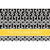 Black and White Ikat Placemats