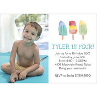 Popsicle Photo Invitations