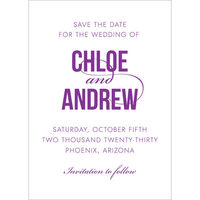 Modern Couple Save the Date Cards