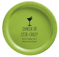 Shaken or Stir Crazy Paper Plates