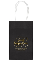 Confetti Dot Zoom Happy Hour Medium Twisted Handled Bags
