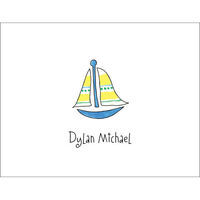 Sailing In Foldover Note Cards