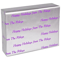 Silver Dollar Personalized Gift Wrap