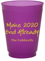 Studio Make 2020 End Already Colored Shatterproof Cups