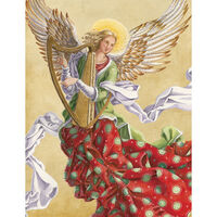 Angel with Harp Holiday Cards