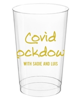 Studio Covid Lockdown Clear Plastic Cups