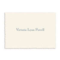 Classic Soft White Letterpress Note Cards