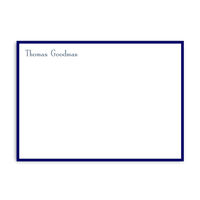 Blue Border Note Cards