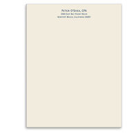Ecru Standard Lettersheets