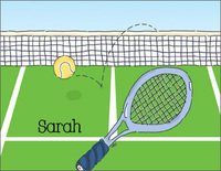 Tennis Anyone Foldover Note Cards