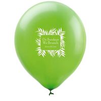 Palm Leaf Frame Latex Balloons