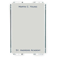 Two Line Colorful Memo Sheets in Holder