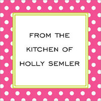 Pink Polka Dot Stickers