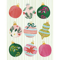 Painted Ornaments Holiday Cards