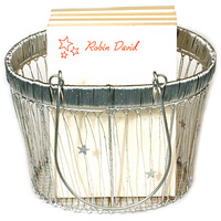 Pads in Star Wire Basket