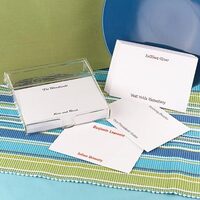 On Top of It Memo Set with Acrylic Holder