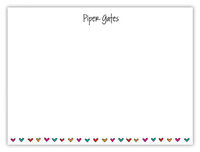 Jeweled Hearts Empire Correspondence Note Cards